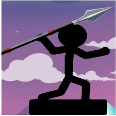 Взломанная Spear war with Stickman (Спир вар)  [МОД Много монет] - стабильная версия apk на Андроид