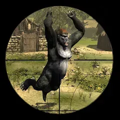 Взлом Gorilla Hunter: Hunting games (Горилла Хантер)  [МОД Unlocked] - стабильная версия apk на Андроид