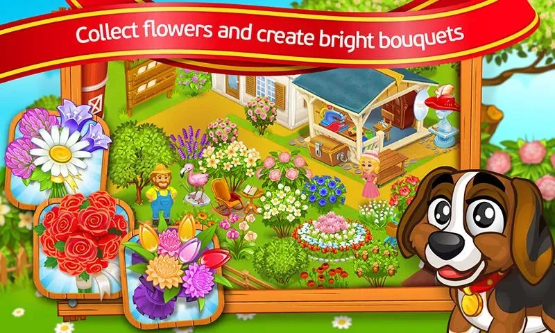 Farm Town: Cartoon Story  [МОД Все открыто] Screenshot 3