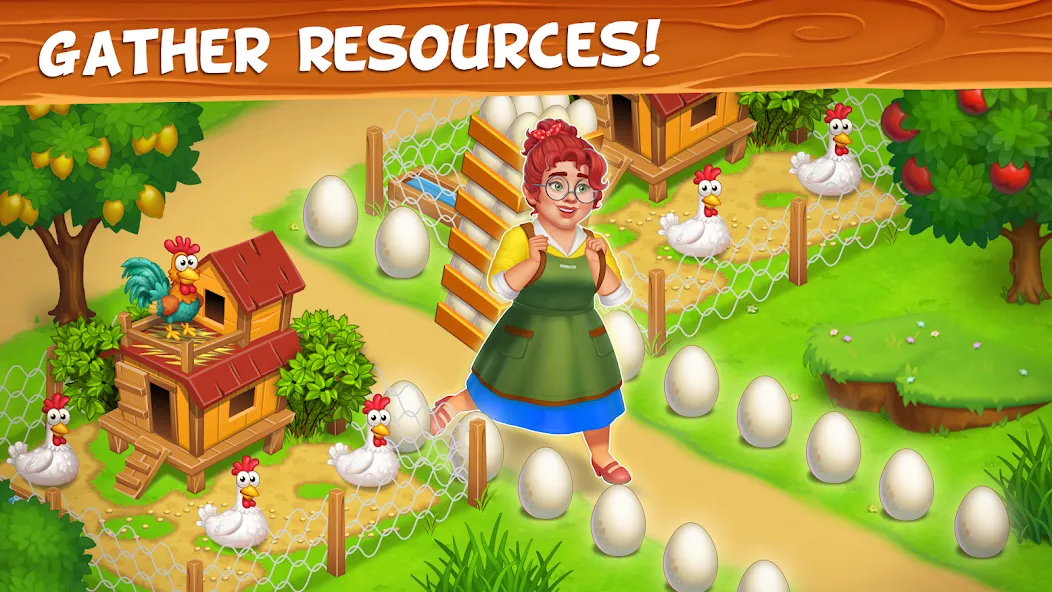 Farm Town - Family Farming Day (Фарм Таун)  [МОД Unlocked] Screenshot 3