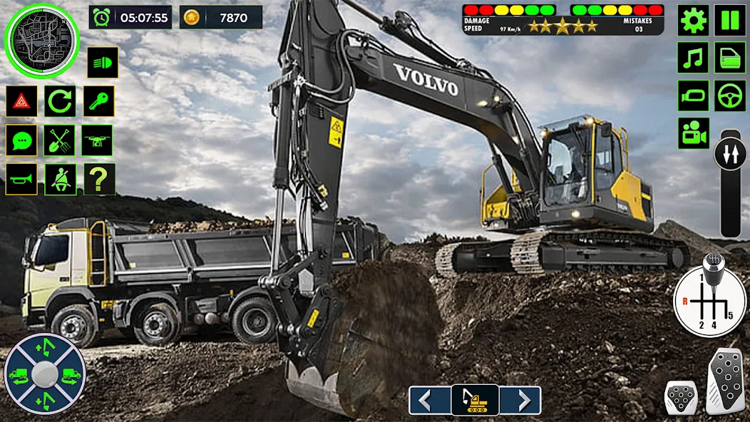 Real Road Construction Games (Реал Роад Конструкшн Геймс)  [МОД Меню] Screenshot 4