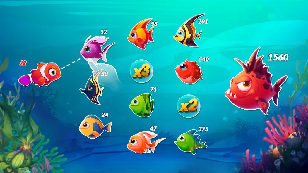 Big Eat Fish Games Shark Games  [МОД Unlimited Money] Screenshot 5