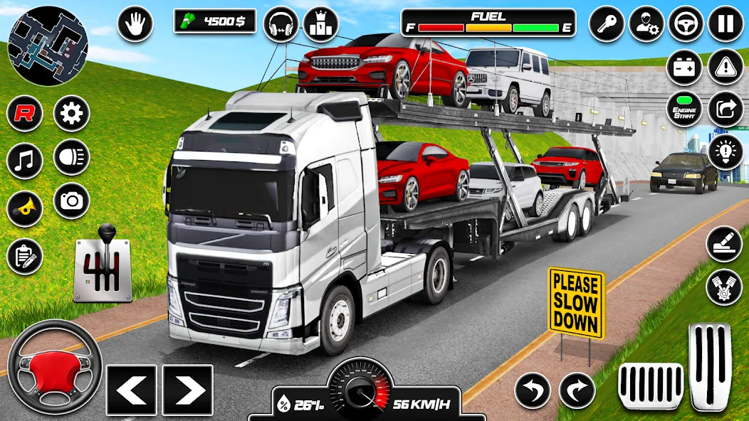 Car Transporter 3d:Truck Games  [МОД Unlocked] Screenshot 1