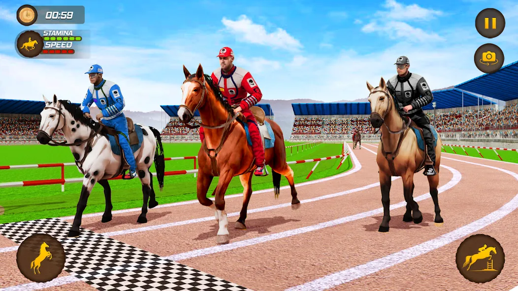 Horse Racing Game: Horse Games  [МОД Menu] Screenshot 2