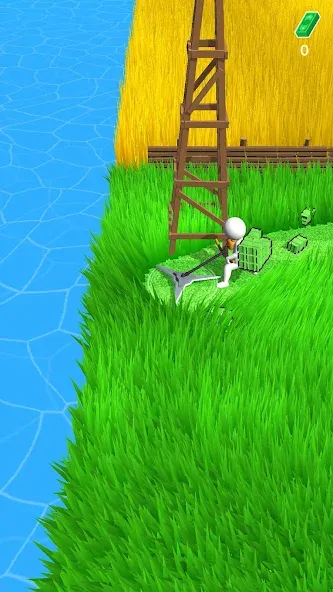 Stone Grass: Mowing Simulator (Стоун Грасс)  [МОД Много монет] Screenshot 1