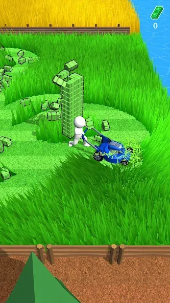 Stone Grass: Mowing Simulator (Стоун Грасс)  [МОД Много монет] Screenshot 2