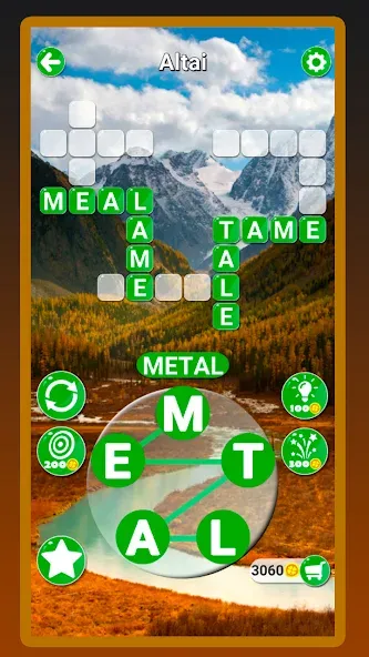 Around the Word: Crossword Puz  [МОД Много денег] Screenshot 1