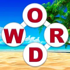 Взломанная Around the Word: Crossword Puz  [МОД Много денег] - последняя версия apk на Андроид