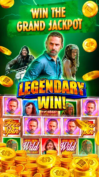 The Walking Dead Casino Slots (Зе Вокинг Дед Казино Слотс)  [МОД Menu] Screenshot 5