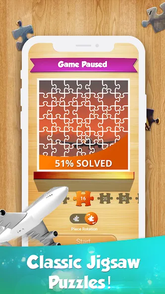 Jigsaw Go - Classic Jigsaw Puz (Джигсоу Го)  [МОД Много денег] Screenshot 2