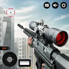 Скачать взломанную Sniper 3D：Gun Shooting Games  [МОД Mega Pack] - стабильная версия apk на Андроид