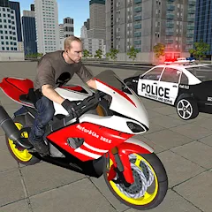 Скачать взлом Bike Driving: Police Chase  [МОД Бесконечные деньги] - стабильная версия apk на Андроид