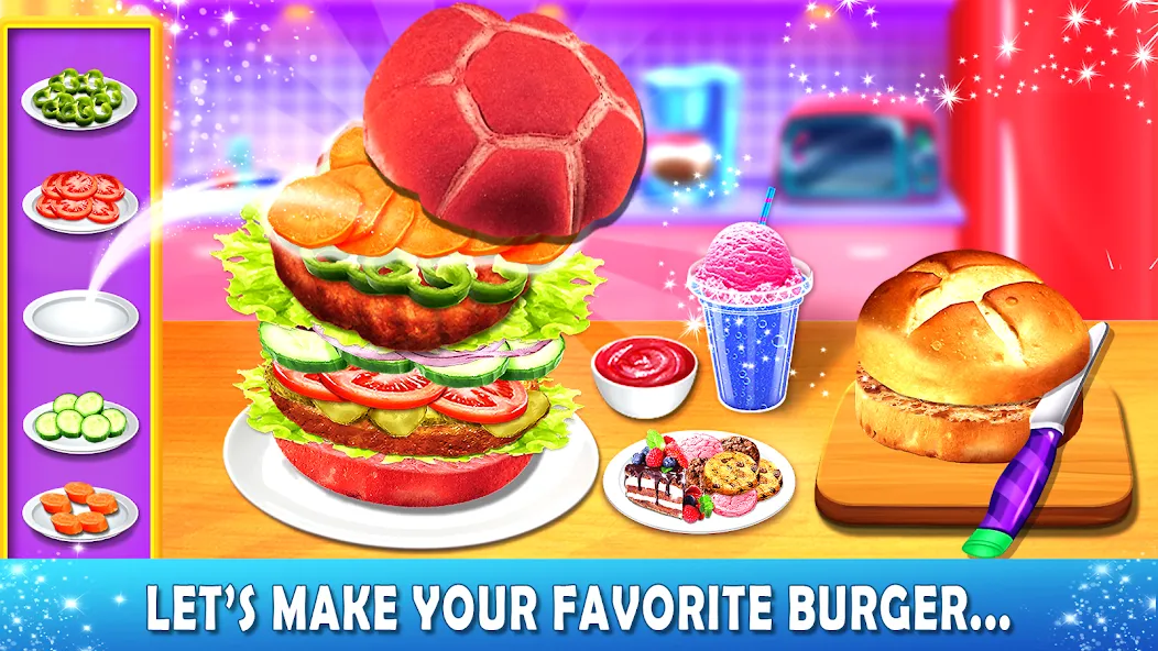 Lunch Box cooking Games 2023 (ШКОЛЬНЫЙ ОБЕД ПРИГОТОВЛЕНИЕ ПИЩИ Создание поваров)  [МОД Mega Pack] Screenshot 2