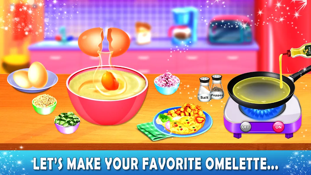 Lunch Box cooking Games 2023 (ШКОЛЬНЫЙ ОБЕД ПРИГОТОВЛЕНИЕ ПИЩИ Создание поваров)  [МОД Mega Pack] Screenshot 3