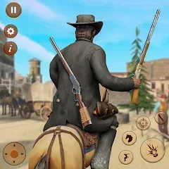 Взломанная West Cowboy Shooting Games 3D  [МОД Много денег] - стабильная версия apk на Андроид