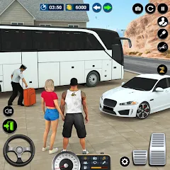 Взломанная Bus Simulator Game: Coach Game  [МОД Unlocked] - полная версия apk на Андроид