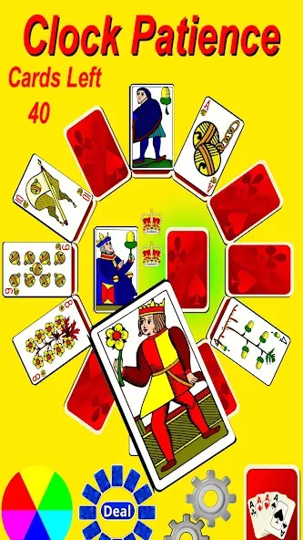 Clock Patience Solitaire (Клок Пэйшенс Солитер)  [МОД Много монет] Screenshot 3