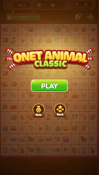 Onet Connect Animal Game (Онет Соединить Животные игра)  [МОД Меню] Screenshot 1