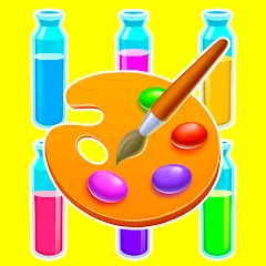 Скачать взлом Sort Paint: Water Sort Puzzle (Сорт Пэйнт)  [МОД Mega Pack] - последняя версия apk на Андроид