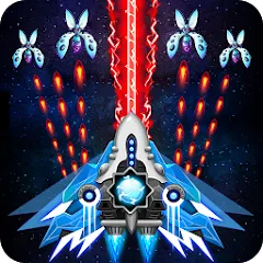 Взломанная Space shooter - Galaxy attack (Спейс шутер)  [МОД Много монет] - последняя версия apk на Андроид