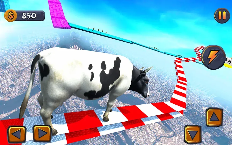 Epic Cow Ramp Rush Run Game  [МОД Бесконечные монеты] Screenshot 3