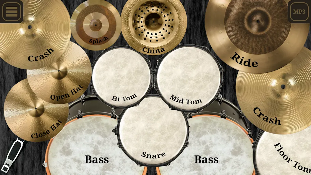 Drum kit (Drums) free  [МОД Много денег] Screenshot 1