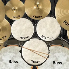 Скачать взломанную Drum kit (Drums) free  [МОД Много денег] - стабильная версия apk на Андроид