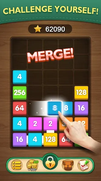 Merge Puzzle - Number Games (Мердж Пазл)  [МОД Menu] Screenshot 2