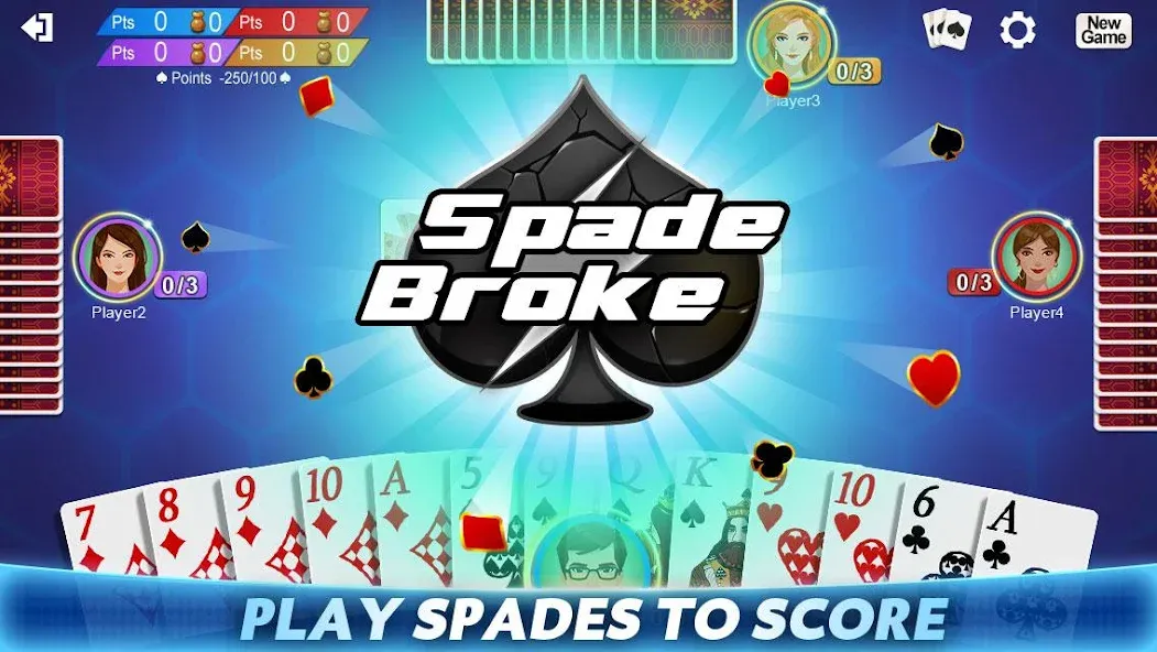 Spades (Спейдс)  [МОД Menu] Screenshot 3