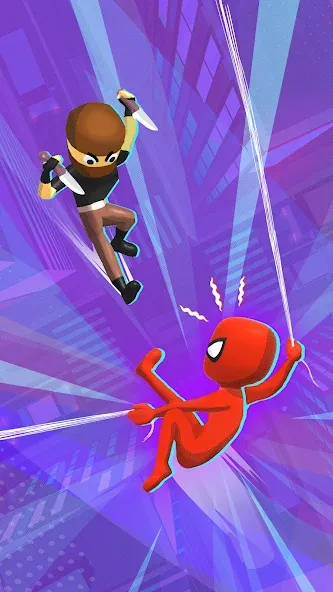 Web Master: Stickman Superhero (Вебмастер)  [МОД Menu] Screenshot 1