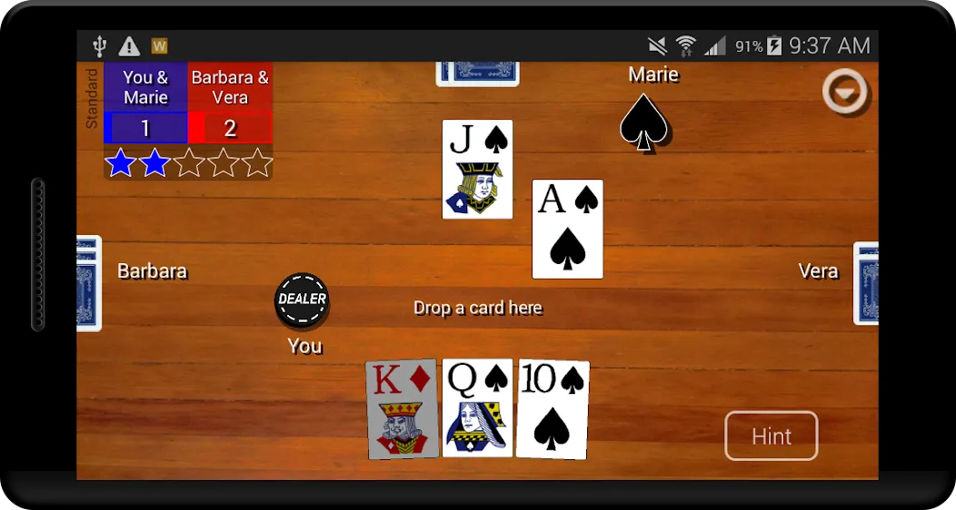 Euchre Card Classic (Юкер Кард Классик)  [МОД Бесконечные деньги] Screenshot 2