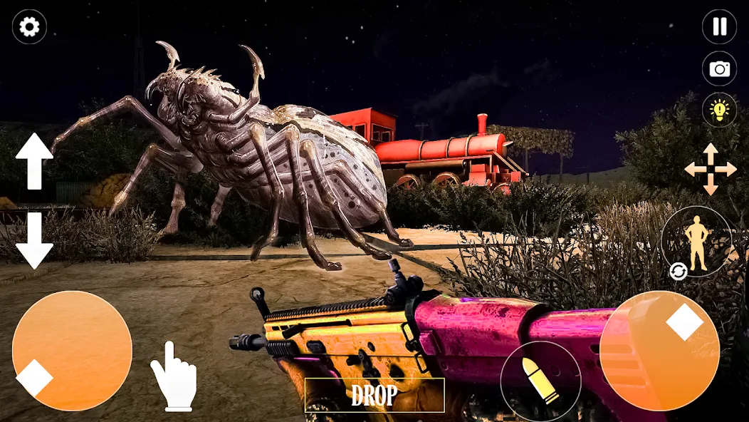 Horror Spider : Scary Train  [МОД Бесконечные монеты] Screenshot 5