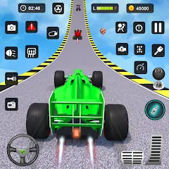 Скачать взлом Formula Car Stunt - Car Games (Формула автомобиль трюк)  [МОД Бесконечные деньги] - стабильная версия apk на Андроид