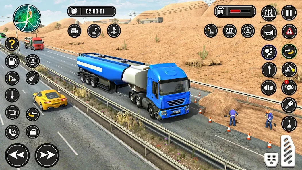 Truck Simulator - Truck Games (Трак Симулятор)  [МОД Unlimited Money] Screenshot 1