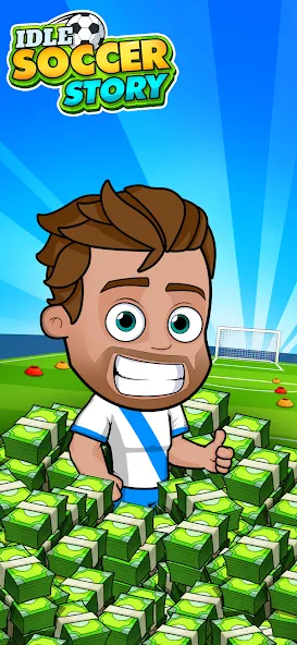 Idle Soccer Story - Tycoon RPG (Айдл Соккер Стори)  [МОД Все открыто] Screenshot 1