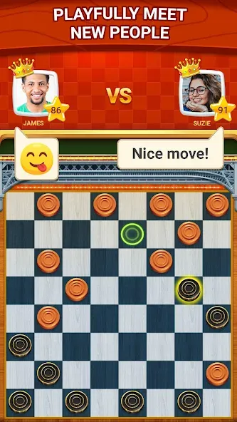 Checkers - Online & Offline  [МОД Unlimited Money] Screenshot 3