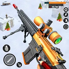 Взлом Banduk Game - Sniper Gun Games (Снайперская Война 3D)  [МОД Много монет] - последняя версия apk на Андроид