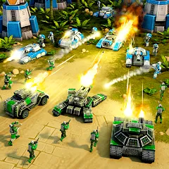 Скачать взломанную Art of War 3:RTS strategy game (Арт оф Вар 3)  [МОД Много монет] - полная версия apk на Андроид