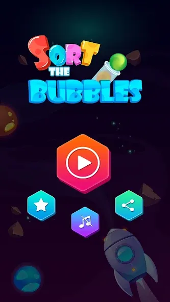 Ball Sort - Bubble Sort Puzzle (Болл Сорт)  [МОД Unlocked] Screenshot 1