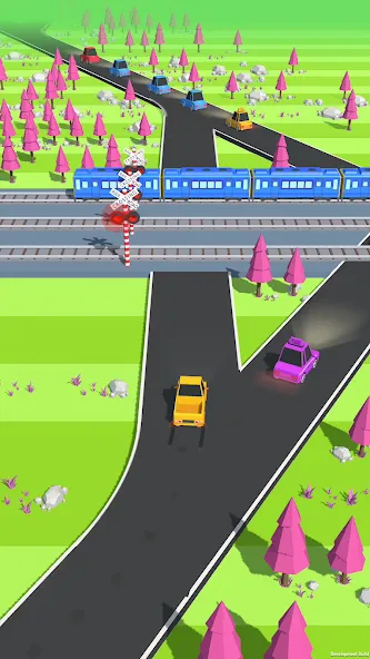 Traffic Run!: Driving Game  [МОД Menu] Screenshot 1