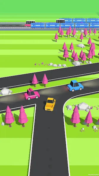 Traffic Run!: Driving Game  [МОД Menu] Screenshot 5