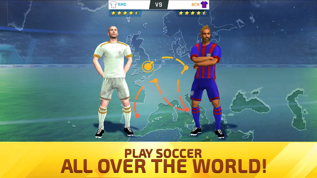 Soccer Star 24 Top Leagues (Футбольная звезда 23 Топ Лиги)  [МОД Все открыто] Screenshot 5