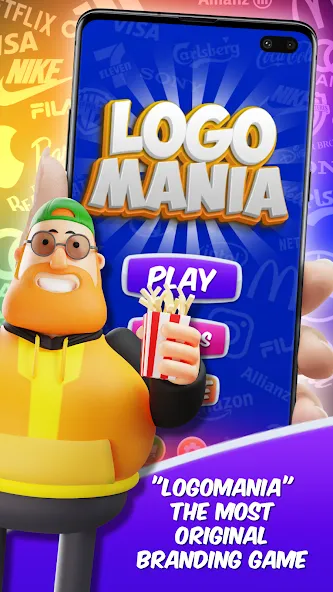 Logomania - Logo Quiz Original (Логомания 1)  [МОД Unlimited Money] Screenshot 1