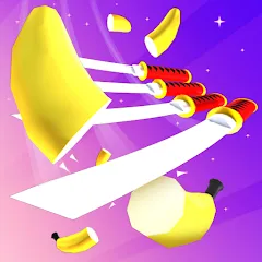 Скачать взломанную Flying Cut (Флайинг кат)  [МОД Unlimited Money] - полная версия apk на Андроид