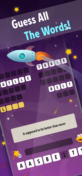 Word Riddles: Guess & Learn  [МОД Много денег] Screenshot 1