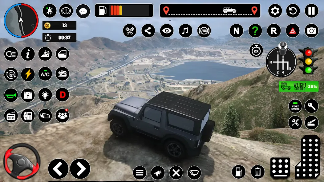 Offroad Jeep Driving & Parking  [МОД Unlimited Money] Screenshot 3