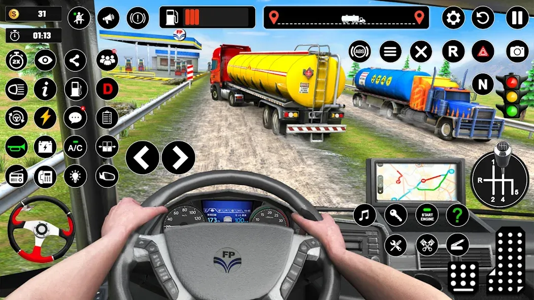 Oil Truck Games: Driving Games  [МОД Меню] Screenshot 4