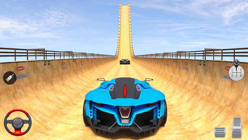 Superhero Car: Mega Ramp Games (Рамп Кар Гейм)  [МОД Много денег] Screenshot 4