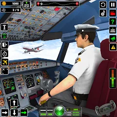 Скачать взломанную Airplane Flight Simulator 2023  [МОД Много монет] - последняя версия apk на Андроид