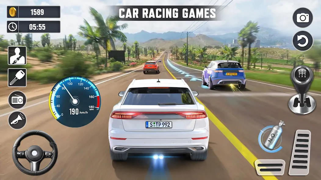 Real Highway Car Racing Games  [МОД Mega Pack] Screenshot 5